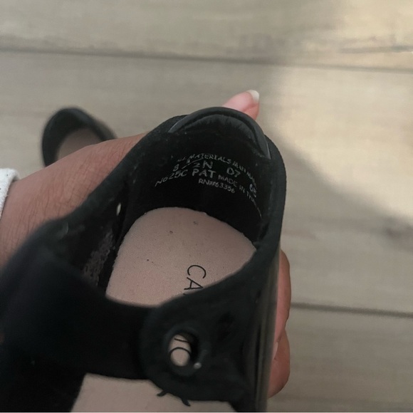 Capezio Jr. Tyette Tap Shoe in Black Patent Size 8 1/2N - Picture 3 of 4